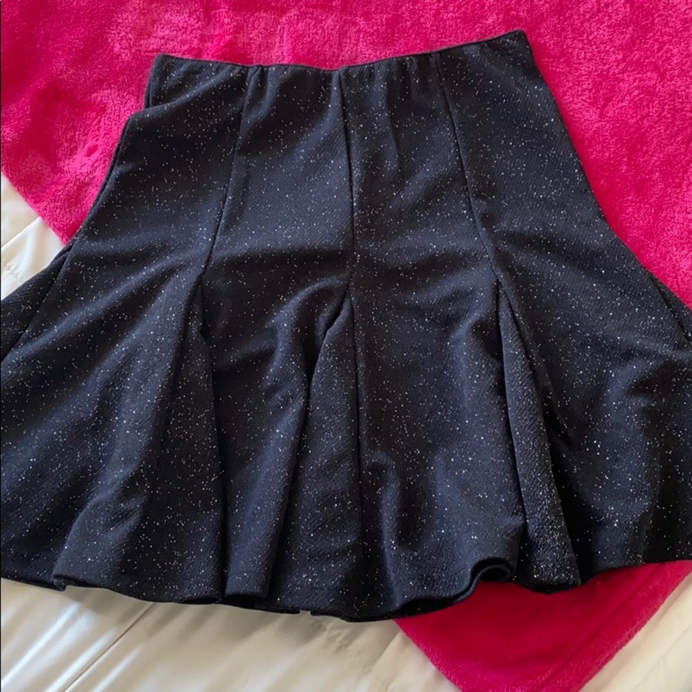 Black skirt with sparkles